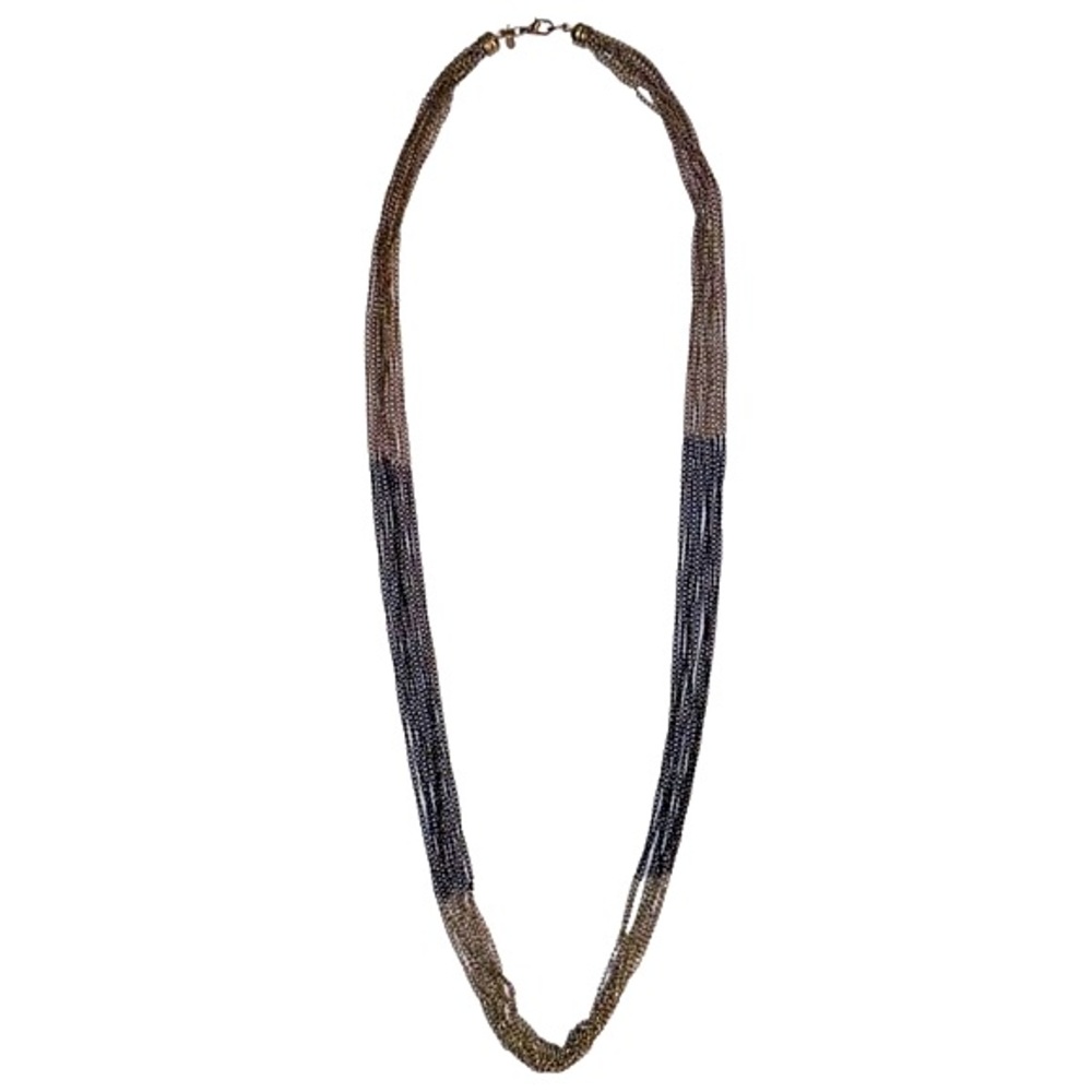 Premier Designs Jewelry | Colorblock Black & Silver Necklace